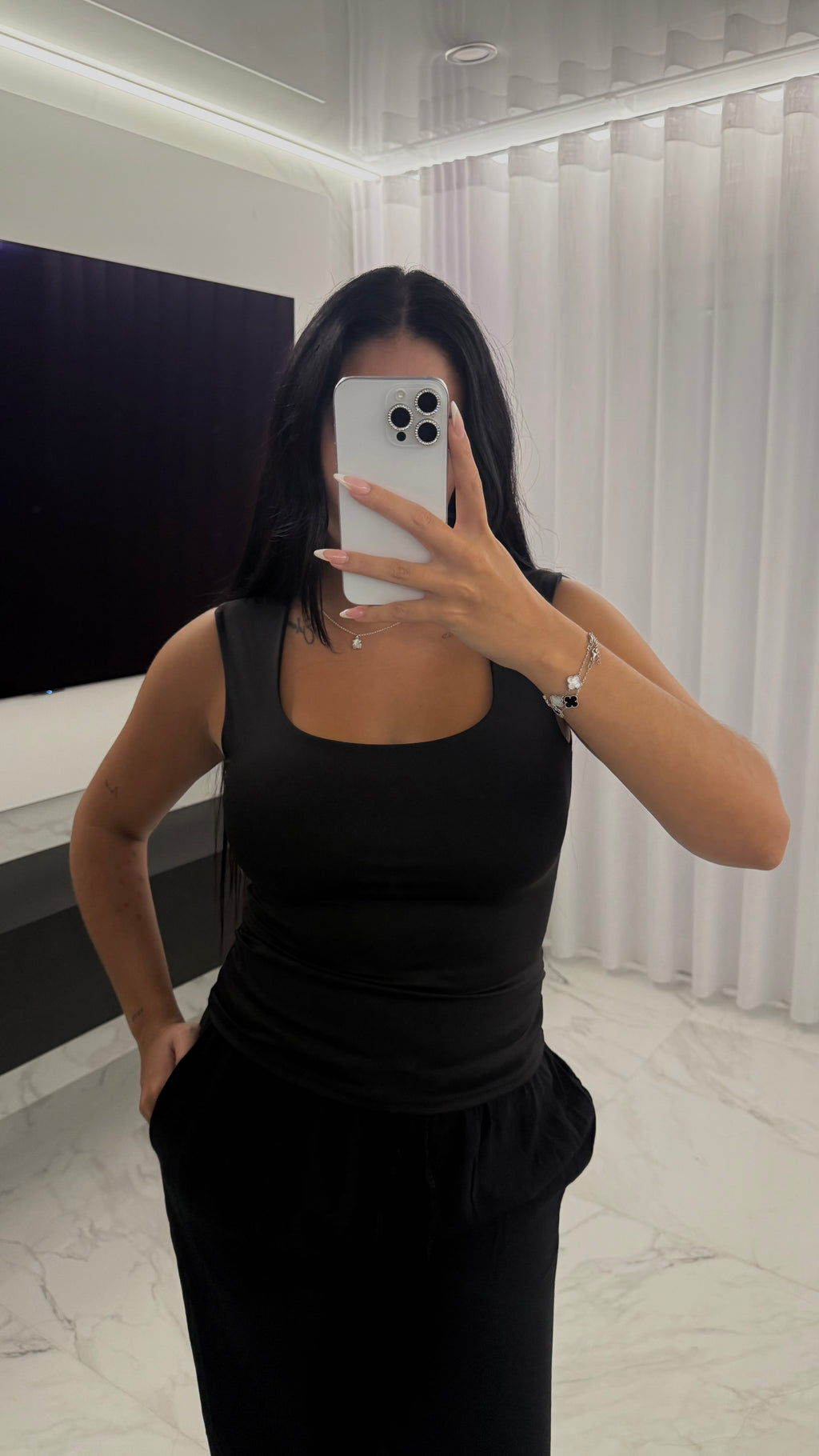 Camiseta licra fría negra