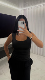 Camiseta licra fría negra