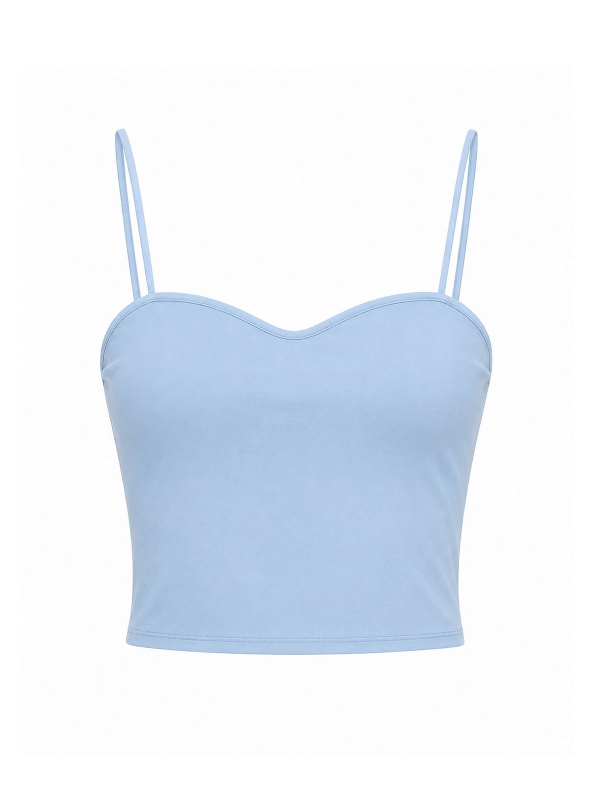Top licra fría azul