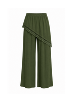 Pantalón satinado verde