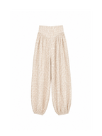 Pantalón vichy beige