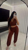 Conjunto Oysho teja