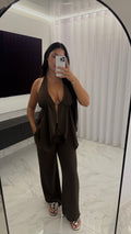 Conjunto Siena marrón